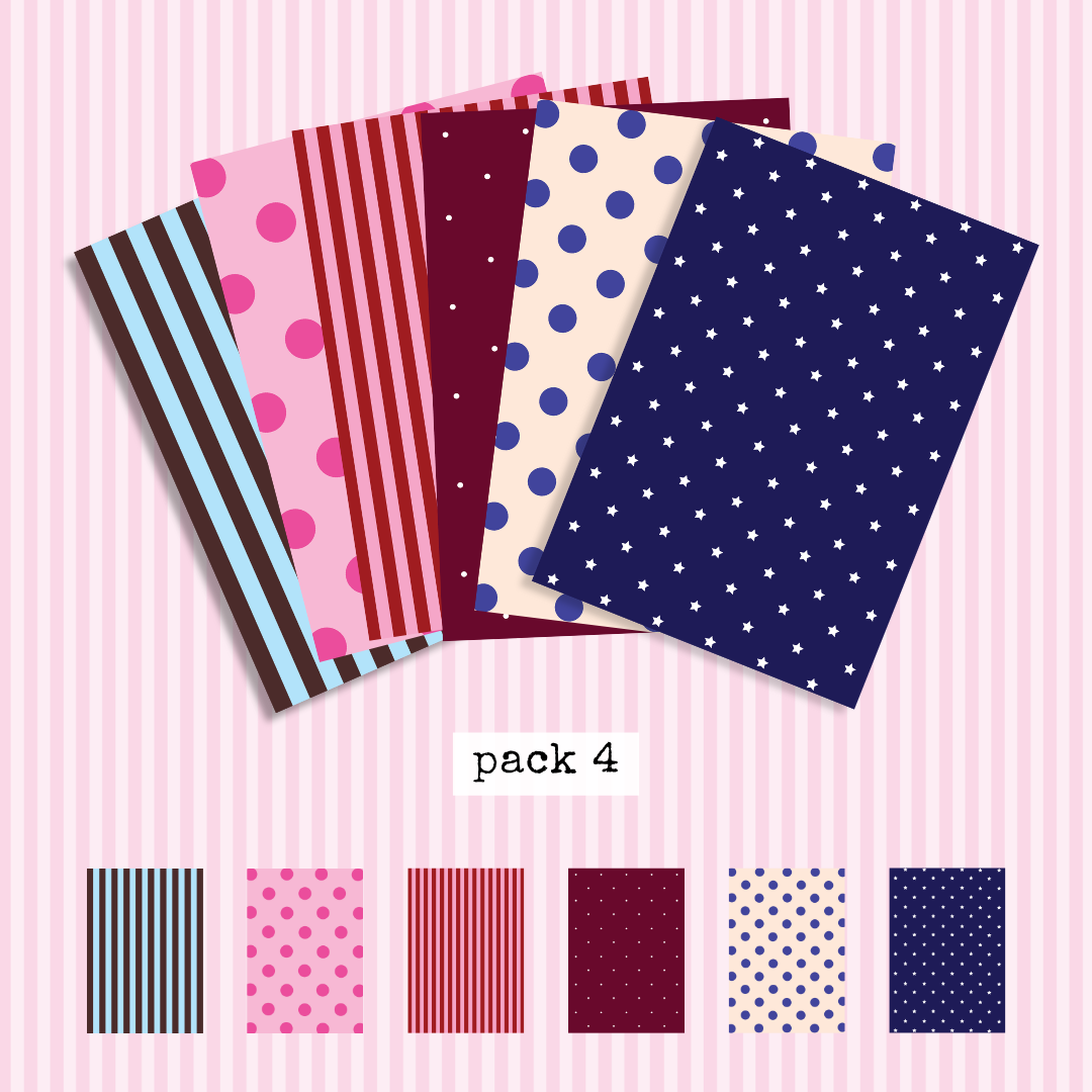A5 craft paper packs