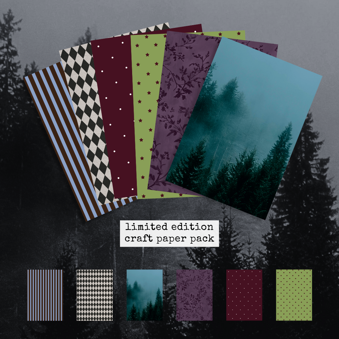 October sticker sheets + crafting paper bundle