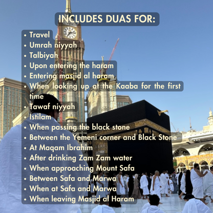 Umrah dua reminder cards (physical copy)