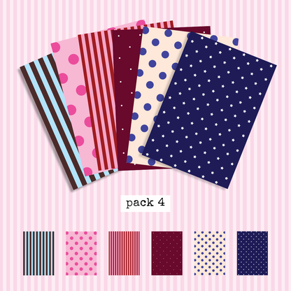 A5 craft paper packs