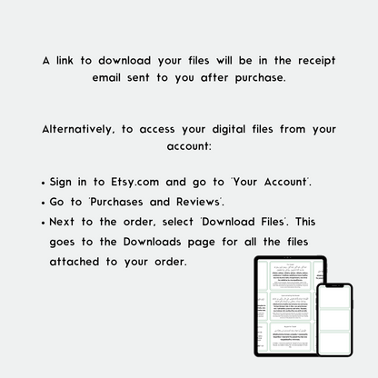 Printable Umrah Dua Reminder Cards (digital download)