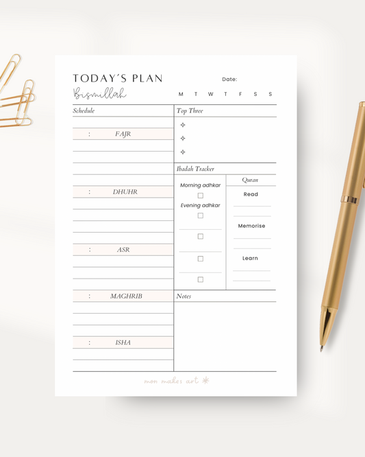 Prioritise Prayer Daily Planning Pad , A5