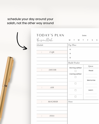 Prioritise Prayer Daily Planning Pad , A5