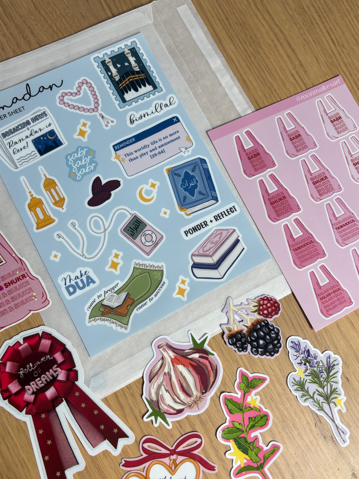 SECONDS sticker bundles