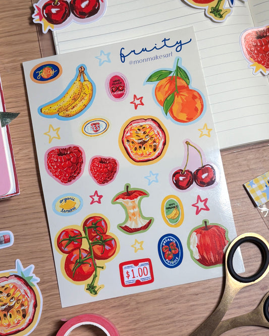 Fruity Sticker Sheet