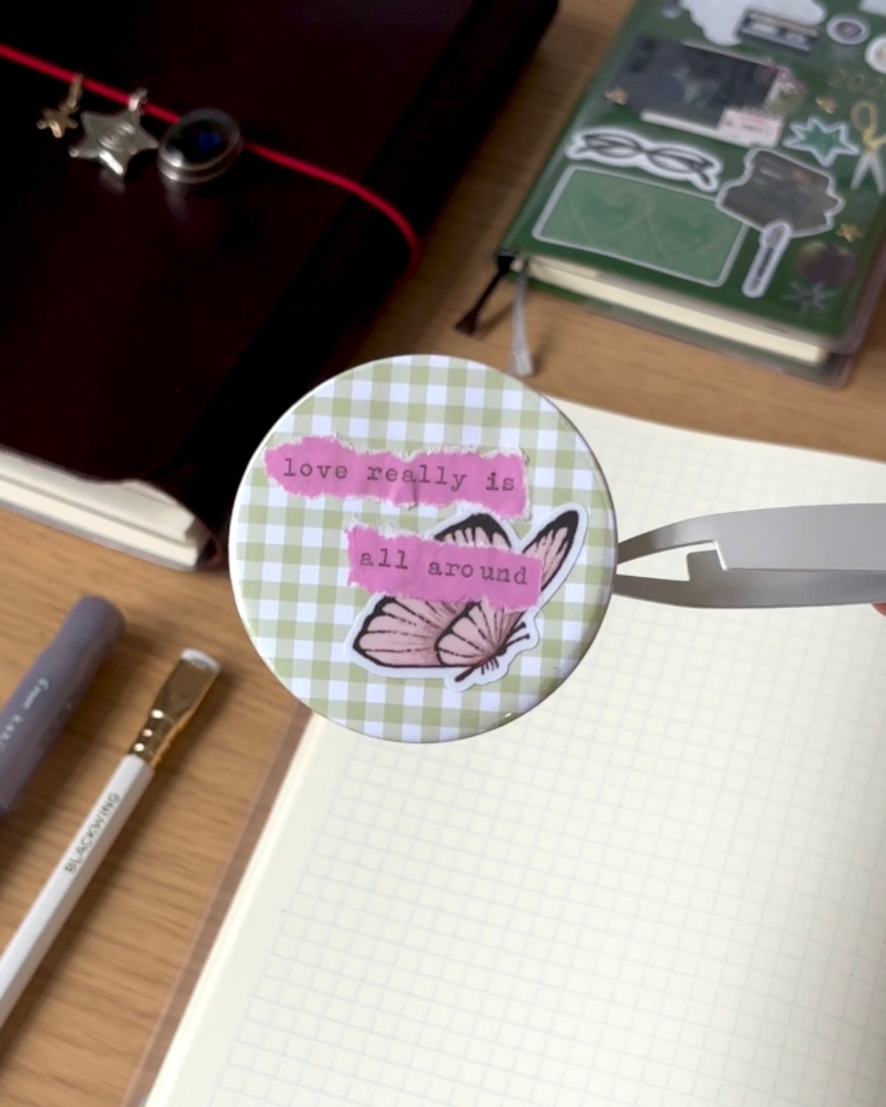 Love Really is All Around pin badge (1 of 1)